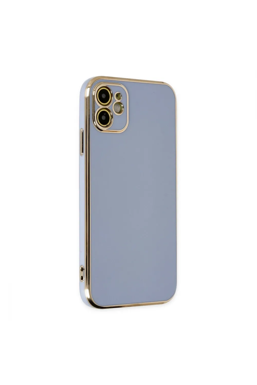 Apple İphone 12 Kılıf Volet Silikon - Mavi
