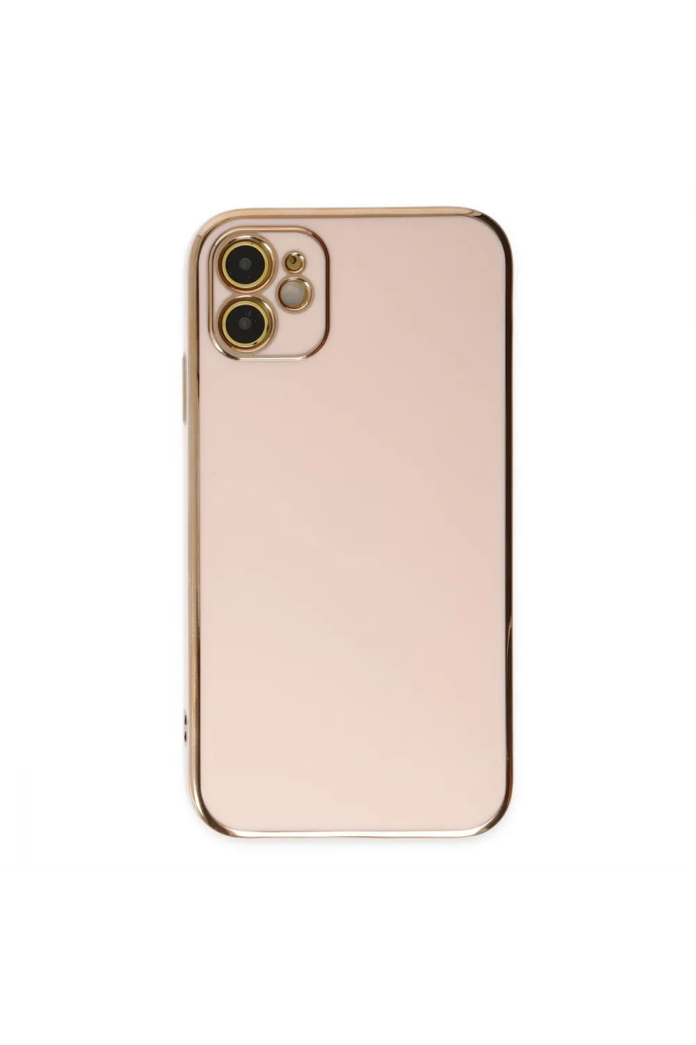 Apple İphone 12 Kılıf Volet Silikon - Pembe