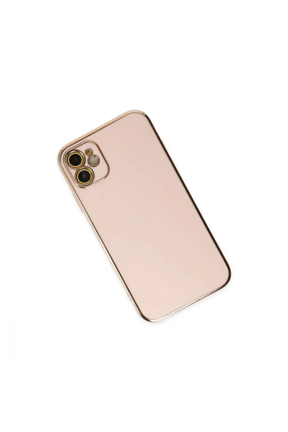 Apple İphone 12 Kılıf Volet Silikon - Pembe