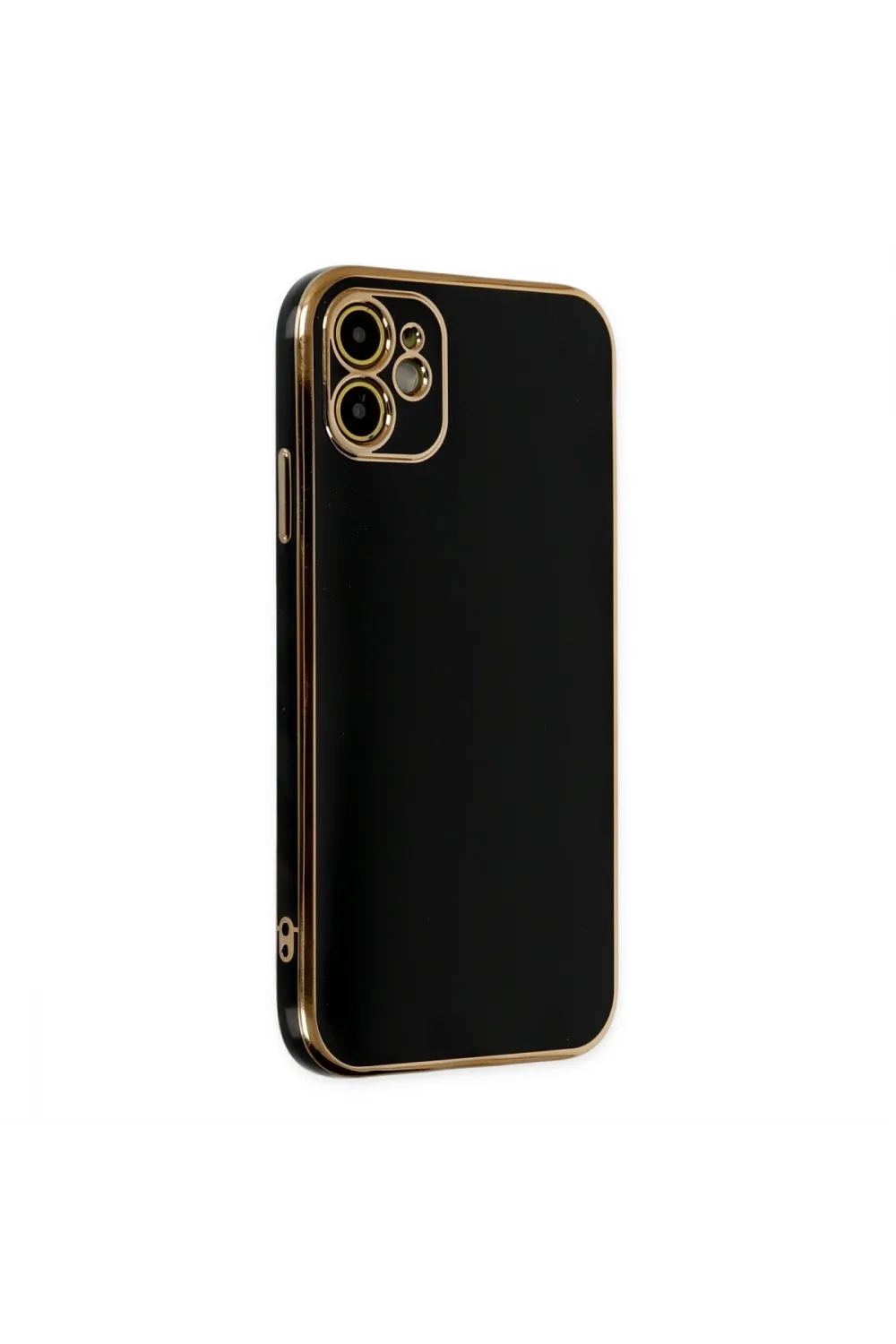 Apple İphone 12 Kılıf Volet Silikon - Siyah