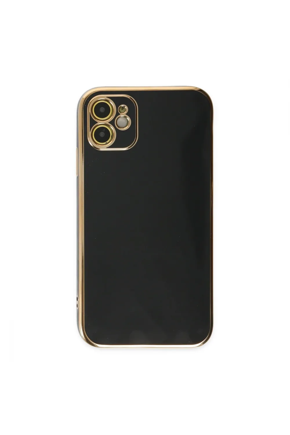 Apple İphone 12 Kılıf Volet Silikon - Siyah