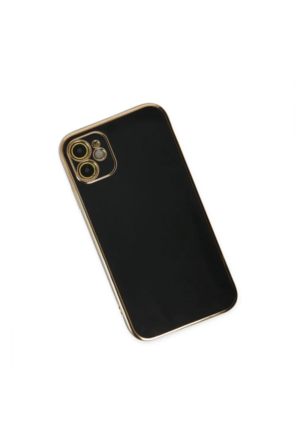 Apple İphone 12 Kılıf Volet Silikon - Siyah