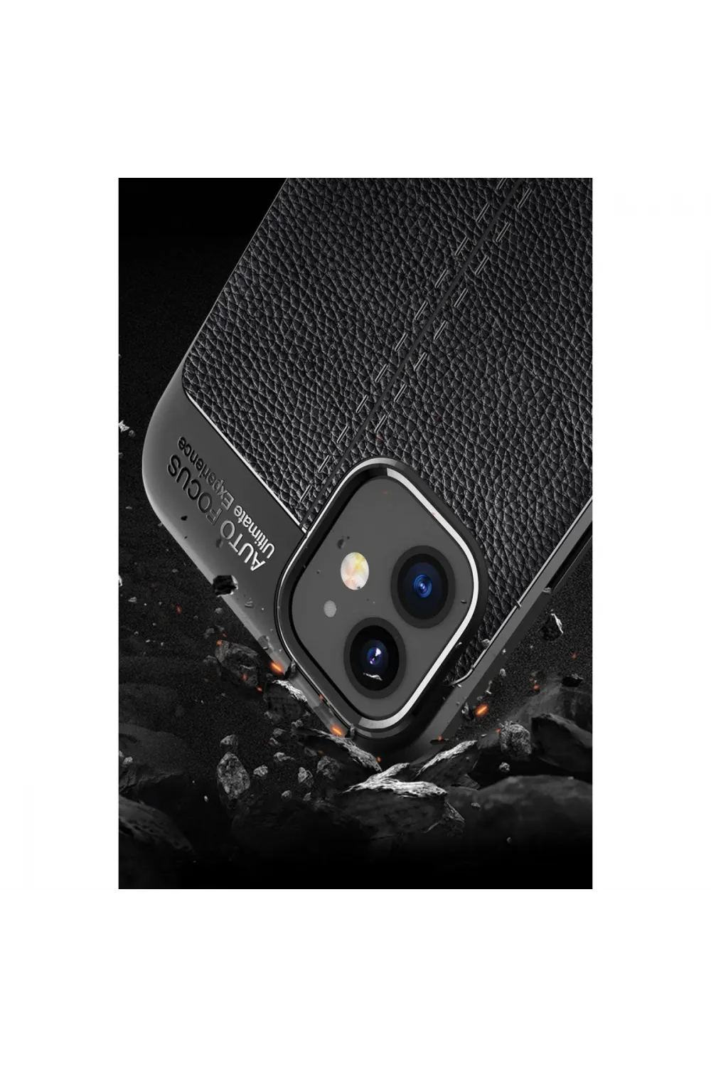 Apple İphone 12 Mini Kılıf Auto Focus Kapak - Kırmızı