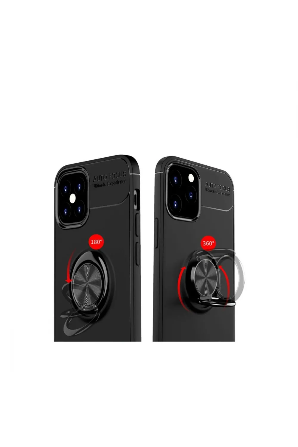 Apple İphone 12 Mini Kılıf Range Yüzüklü Silikon - Mavi