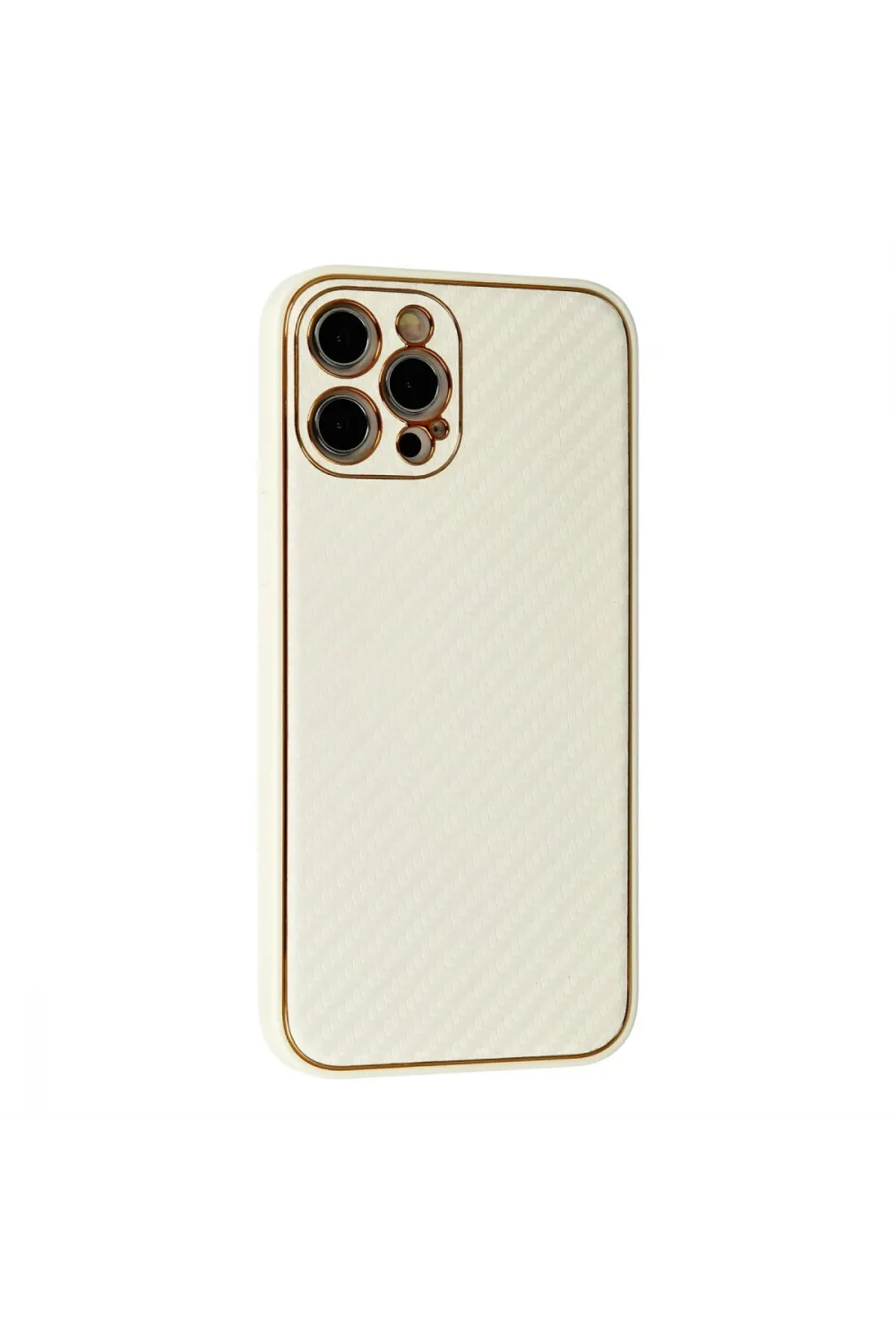 Apple İphone 12 Pro Kılıf Coco Karbon Silikon - Beyaz