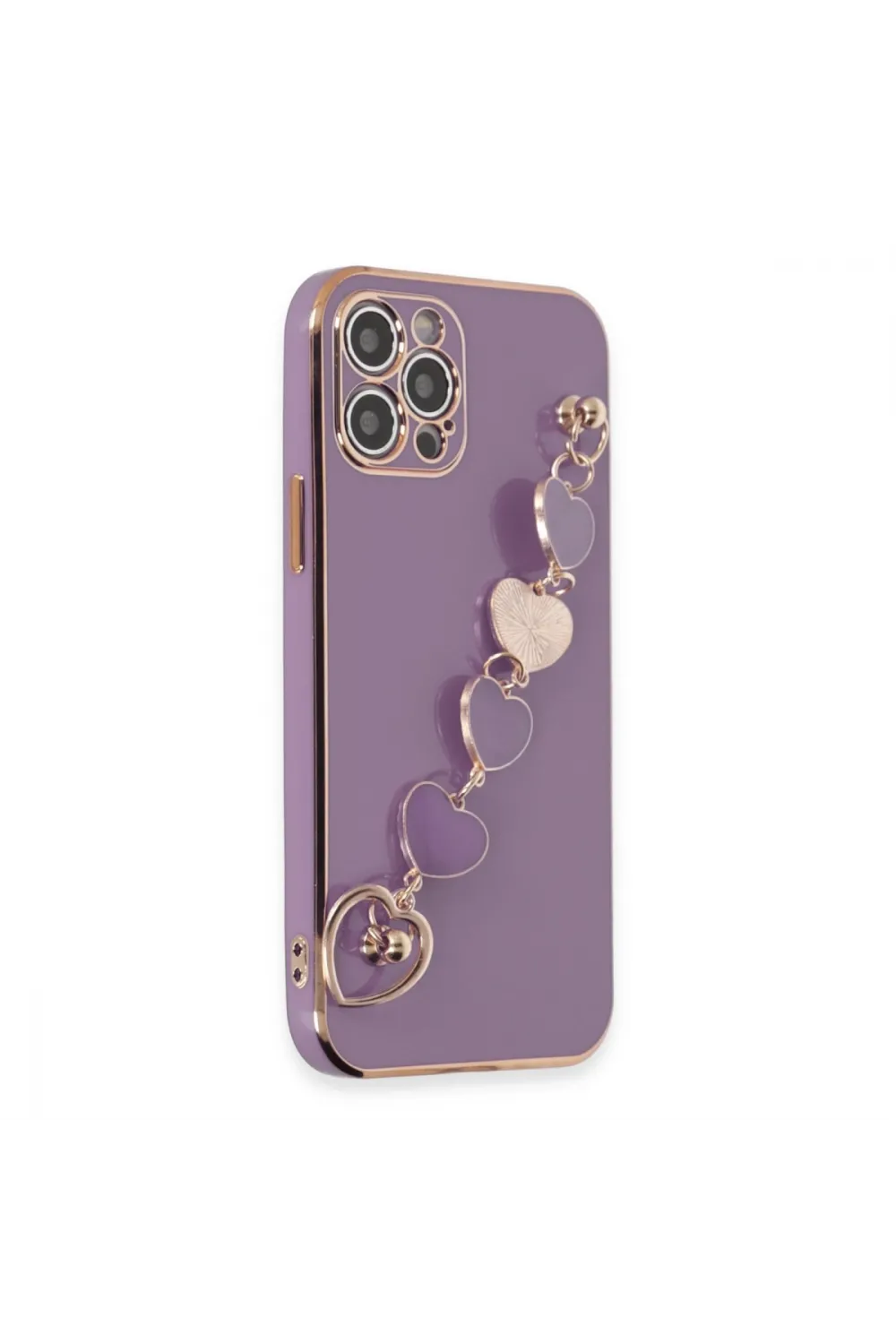 Apple İphone 12 Pro Kılıf Esila Silikon - Mor