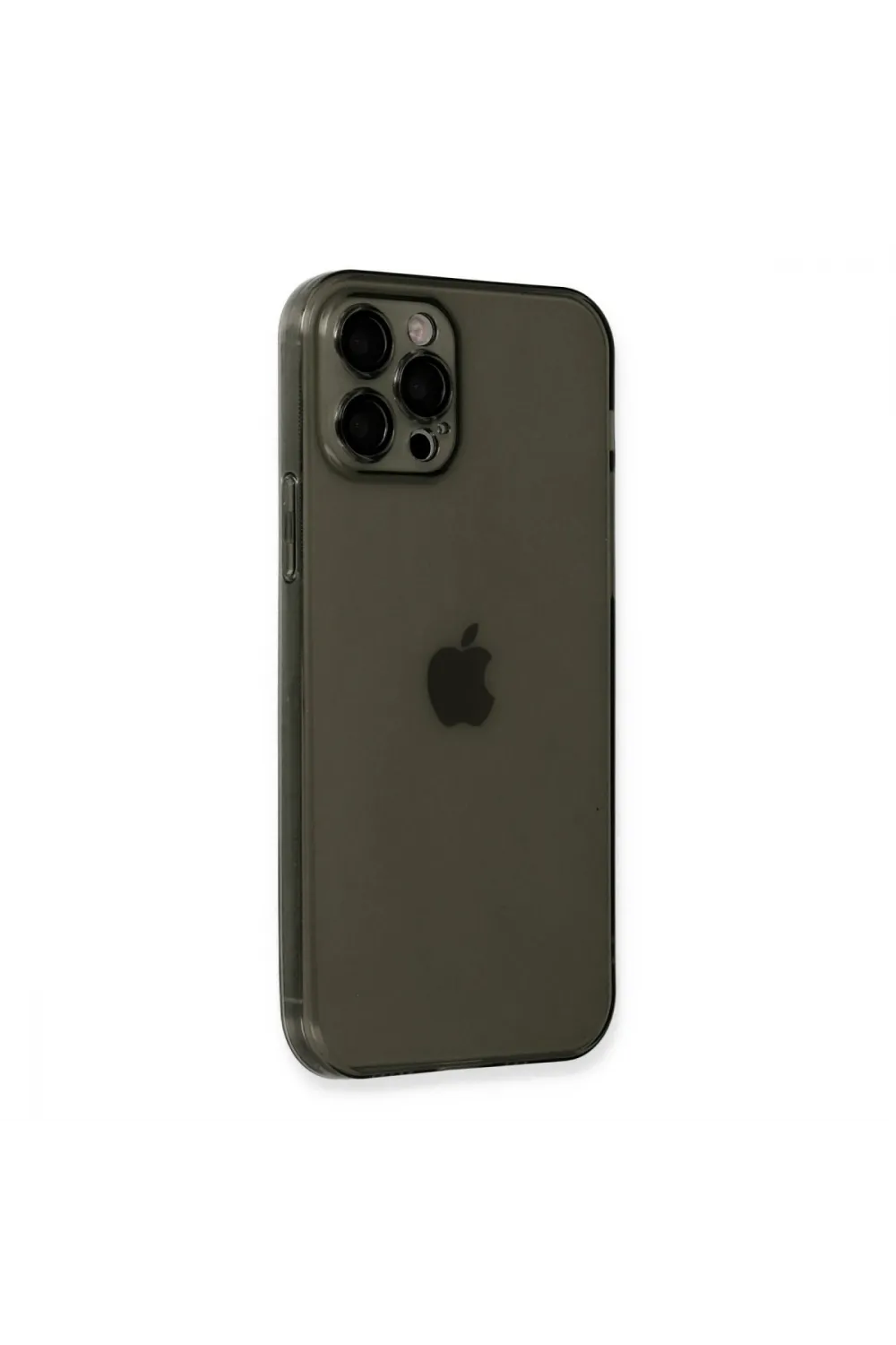 Apple İphone 12 Pro Kılıf Fly Lens Silikon - Siyah