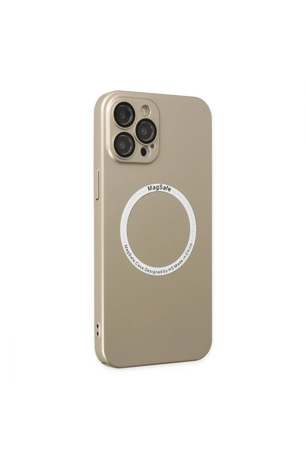 Apple İphone 12 Pro Kılıf Jack Magneticsafe Lens Silikon - Gold