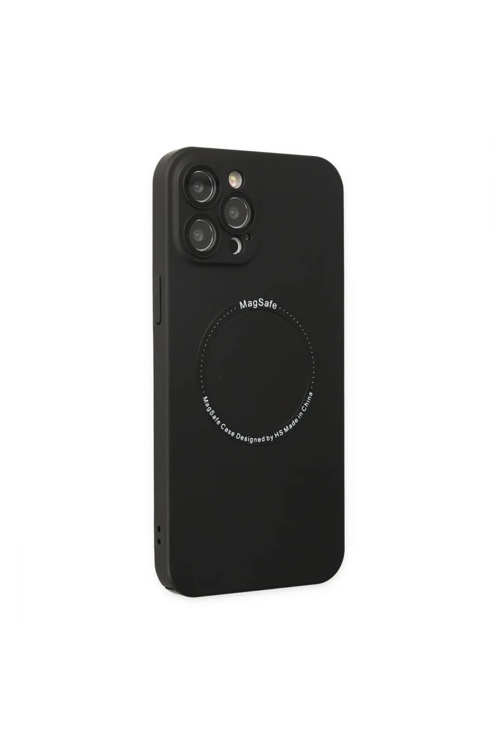 Apple İphone 12 Pro Kılıf Jack Magneticsafe Lens Silikon - Siyah