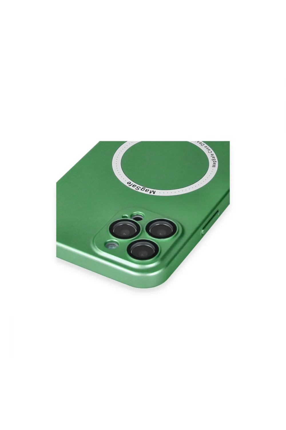 Apple İphone 12 Pro Kılıf Jack Magneticsafe Lens Silikon - Yeşil