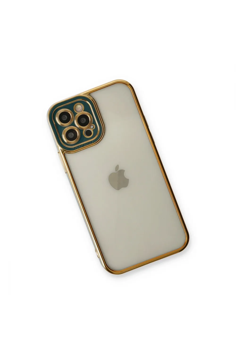 Apple İphone 12 Pro Kılıf Liva Lens Silikon - Yeşil