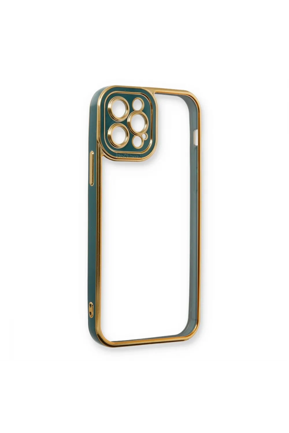 Apple İphone 12 Pro Kılıf Liva Lens Silikon - Yeşil