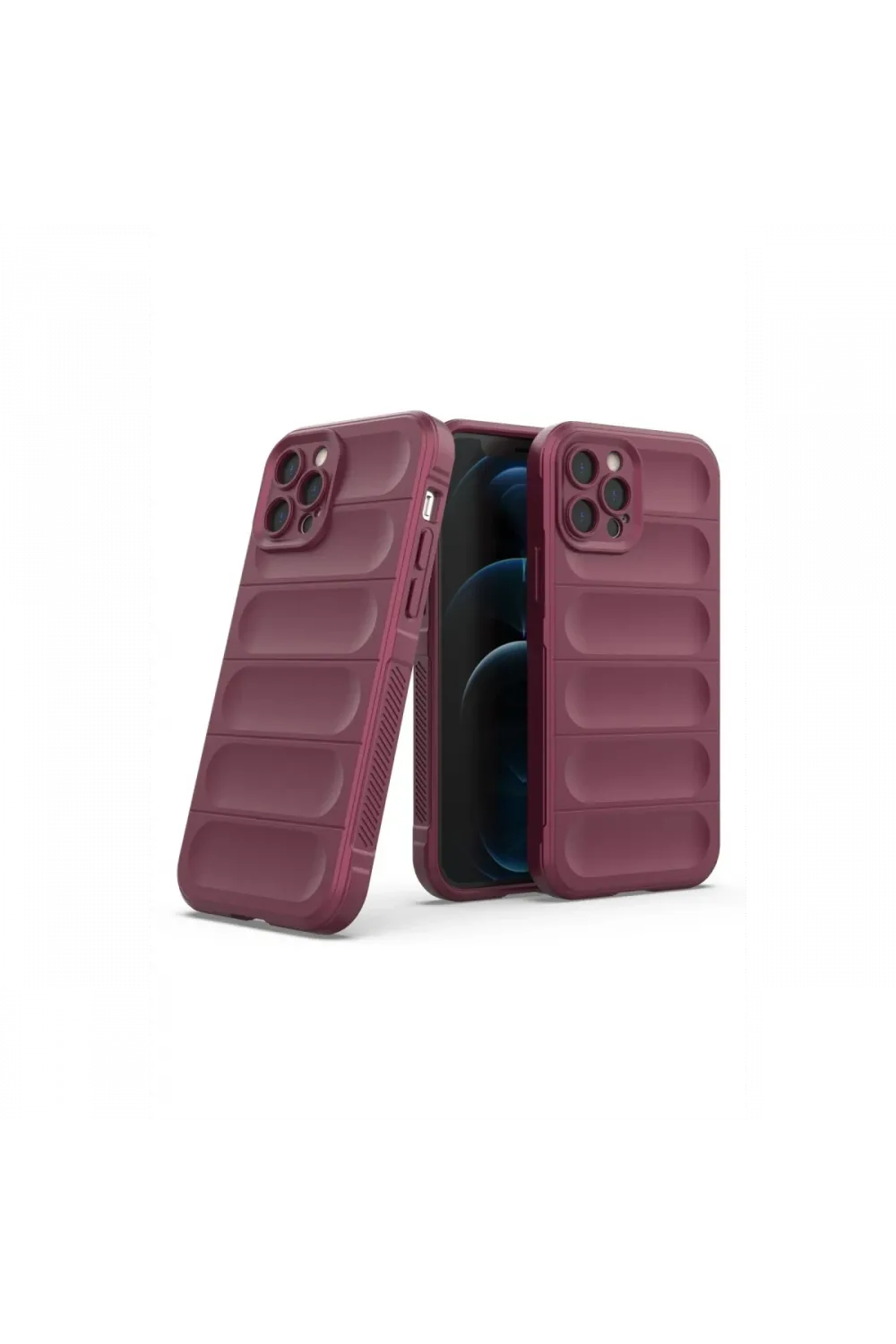 Apple iPhone 12 Pro Kılıf Optimum Silikon - Bordo