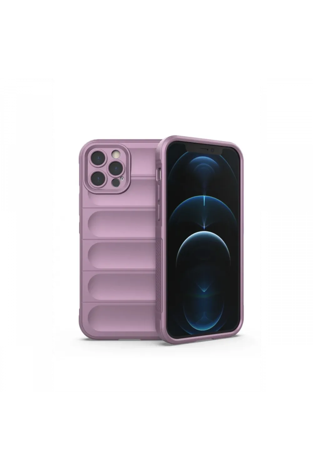 Apple iPhone 12 Pro Kılıf Optimum Silikon - Mor