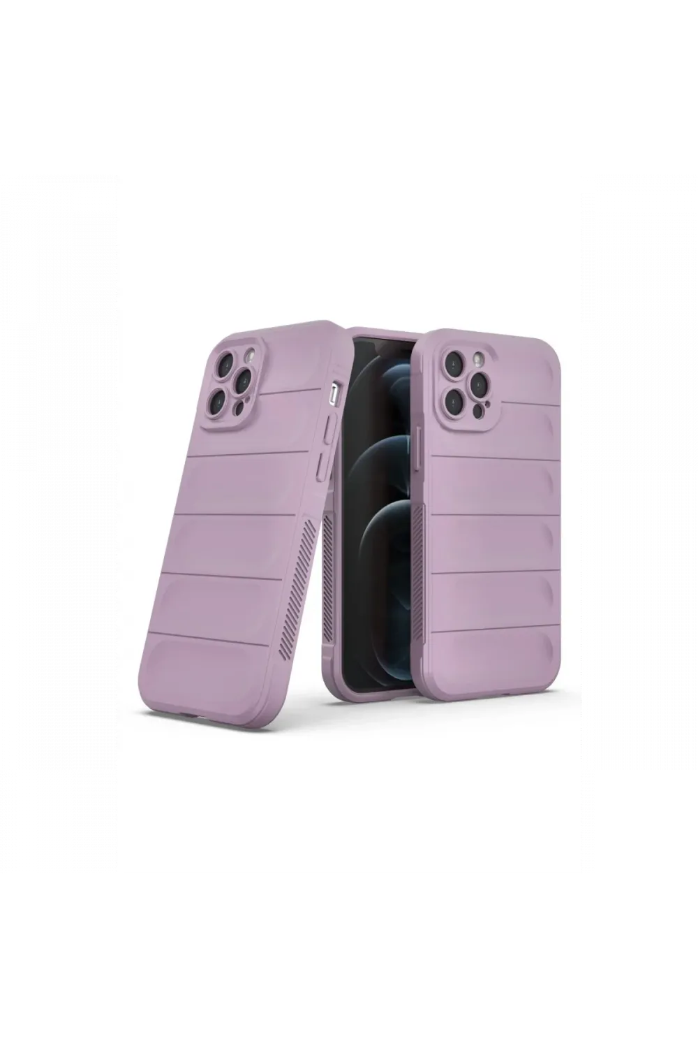 Apple iPhone 12 Pro Kılıf Optimum Silikon - Mor