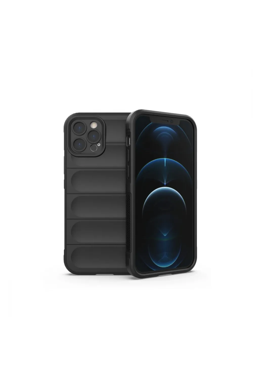Apple İphone 12 Pro Kılıf Optimum Silikon - Siyah