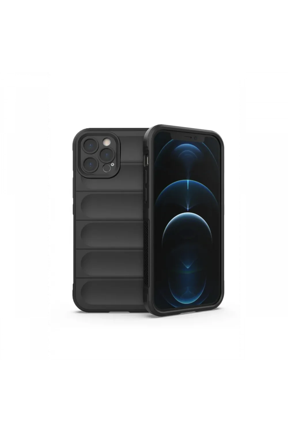 Apple iPhone 12 Pro Kılıf Optimum Silikon - Siyah