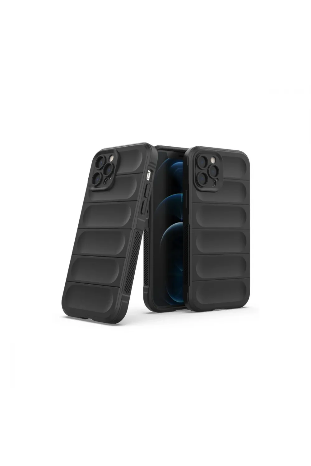 Apple İphone 12 Pro Kılıf Optimum Silikon - Siyah
