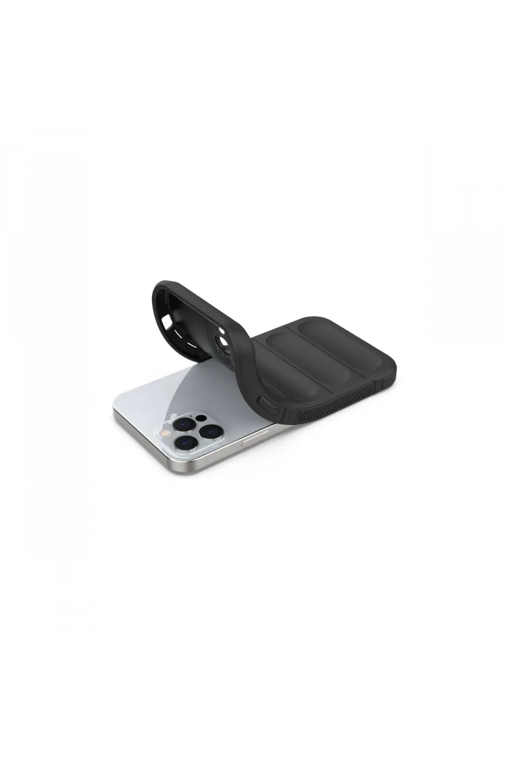 Apple iPhone 12 Pro Kılıf Optimum Silikon - Siyah