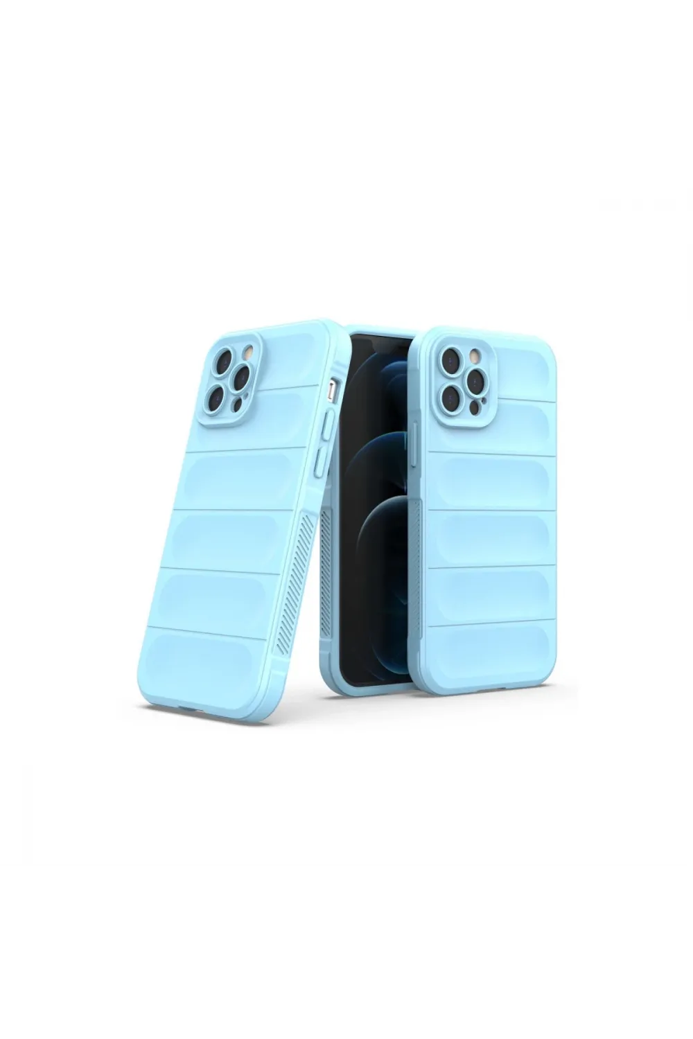 Apple İphone 12 Pro Kılıf Optimum Silikon - Sky Blue