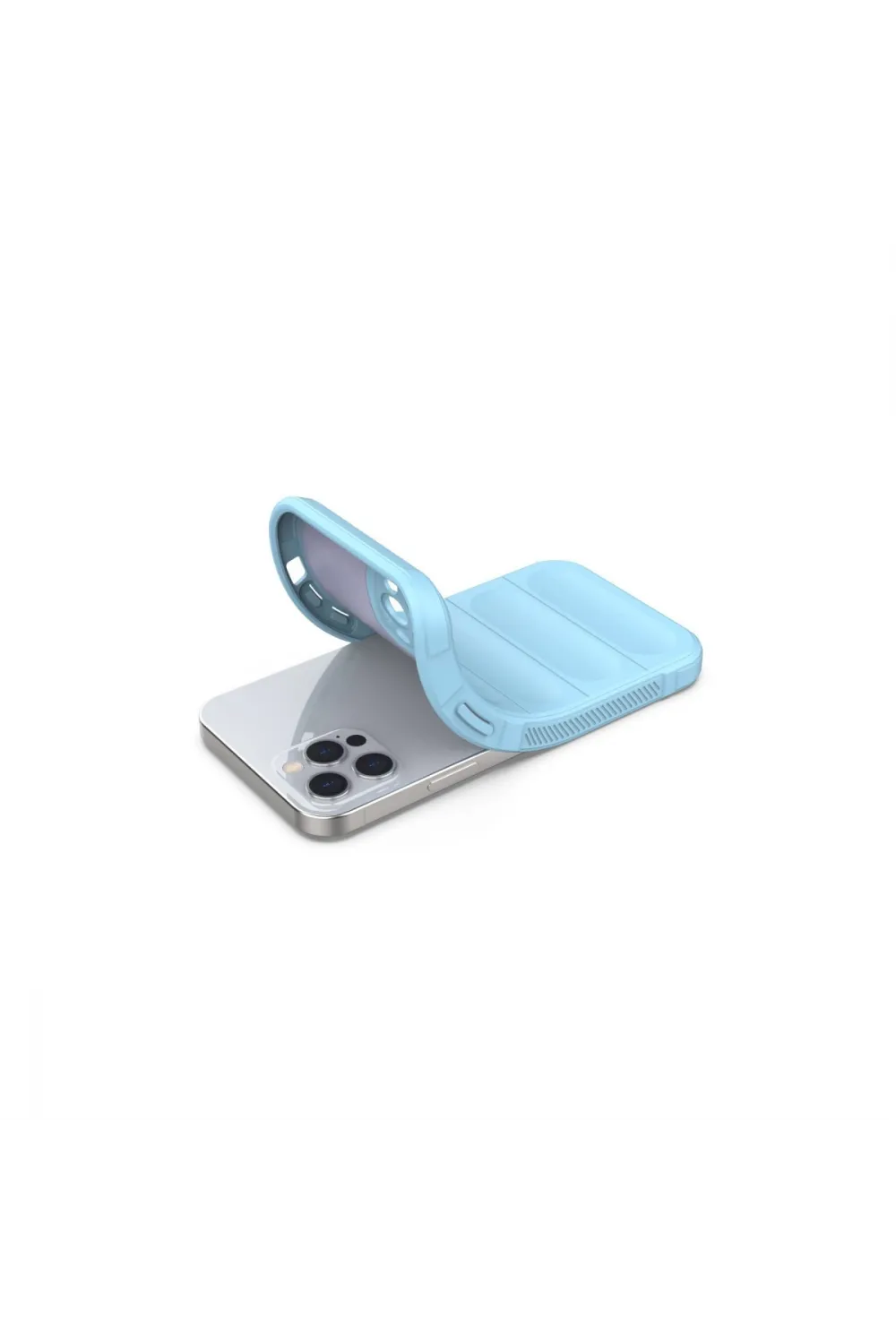 Apple İphone 12 Pro Kılıf Optimum Silikon - Sky Blue