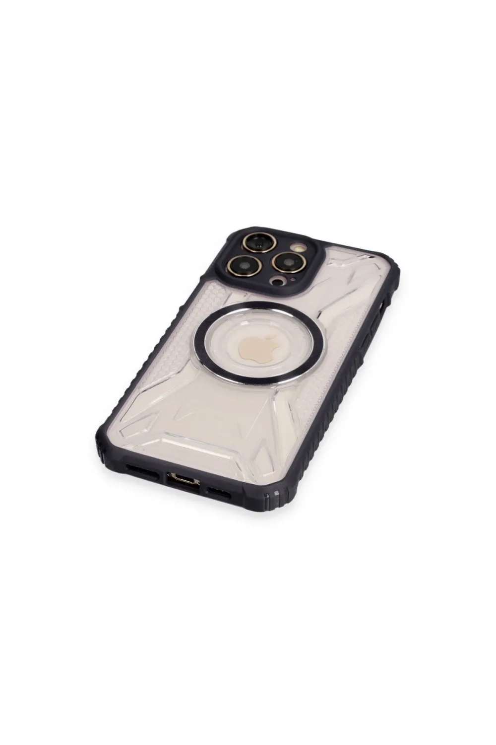 Apple İphone 12 Pro Kılıf Prag Magneticsafe Kapak - Siyah
