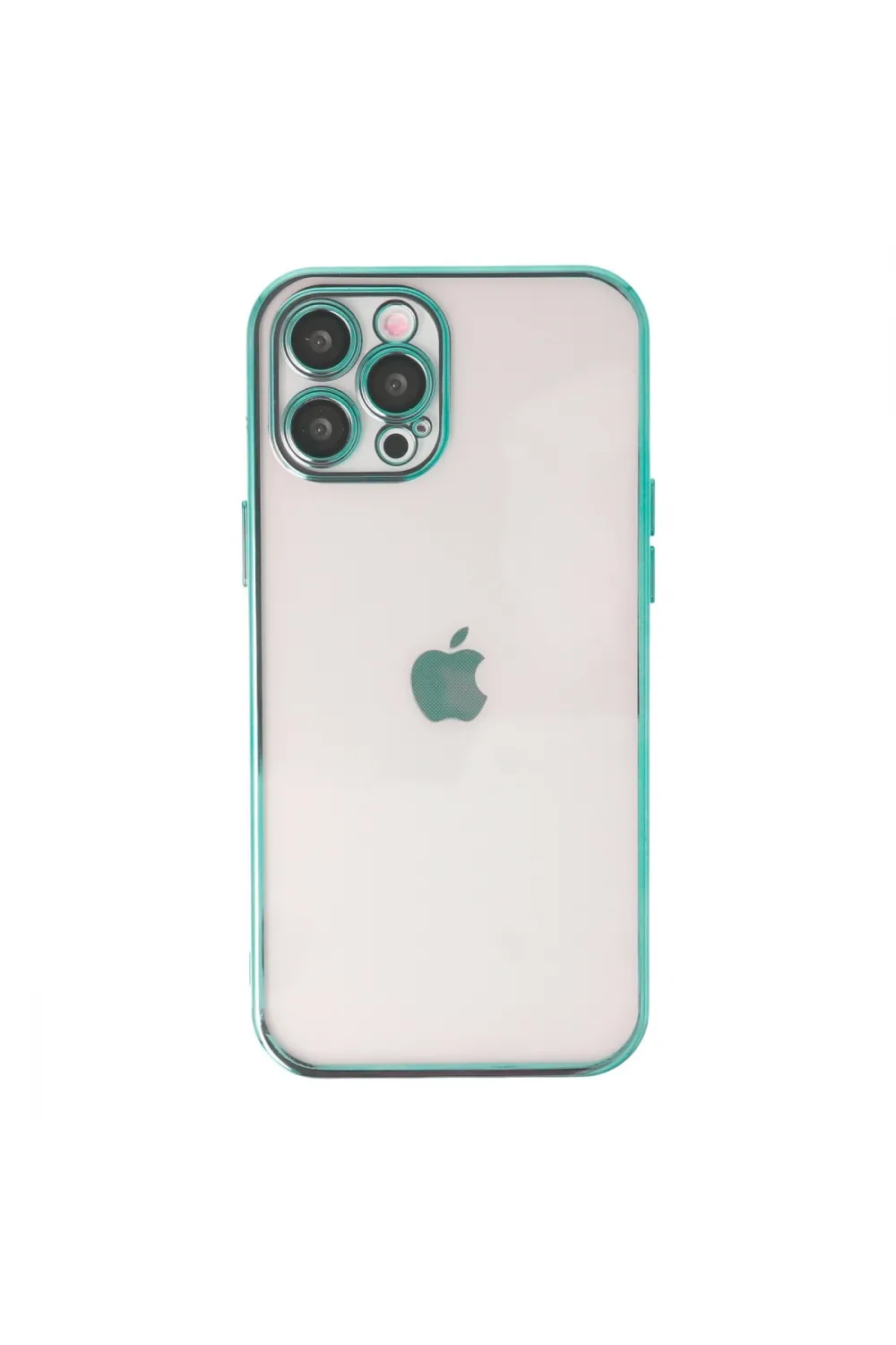 Apple İphone 12 Pro Kılıf Razer Lensli Silikon - Yeşil