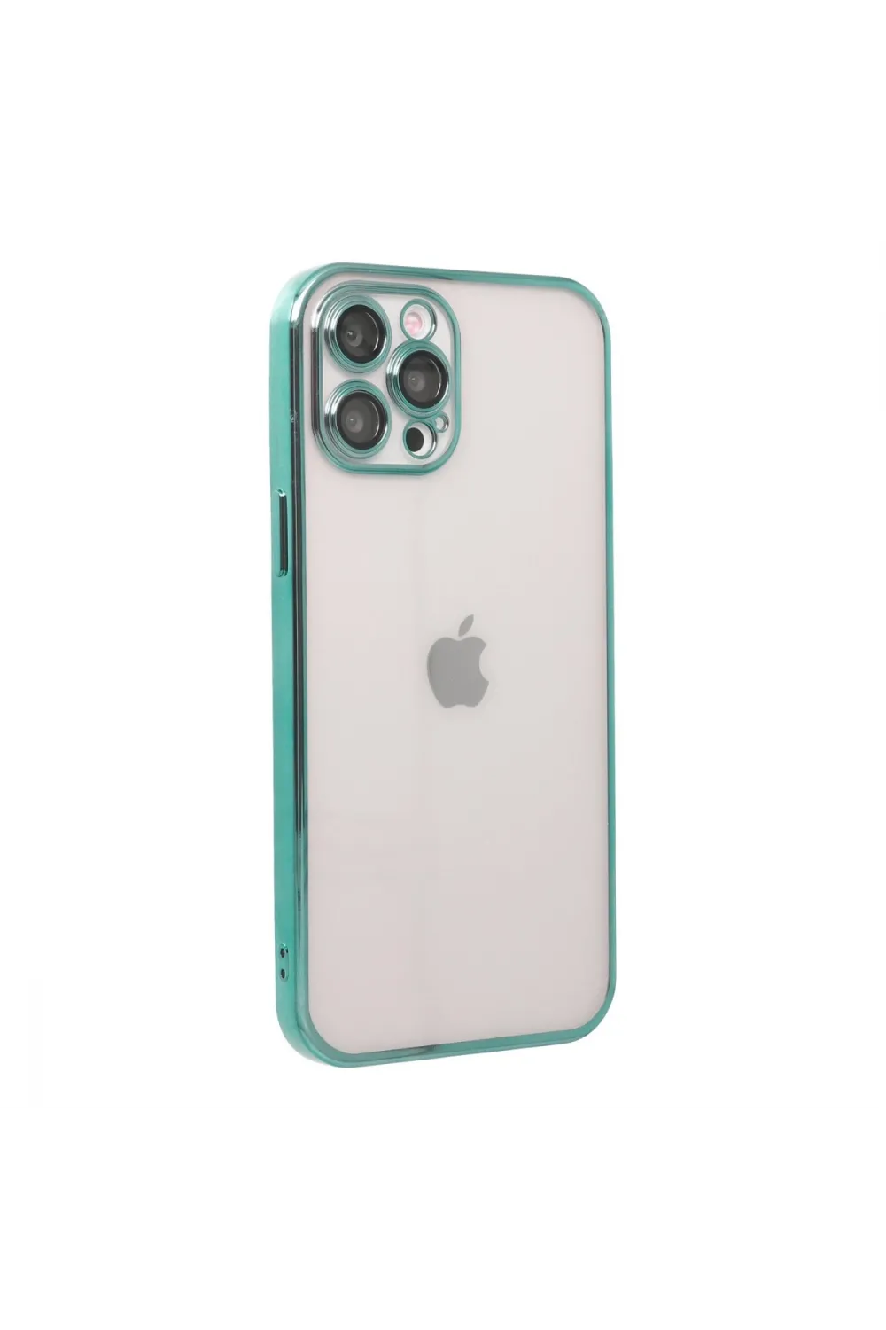 Apple İphone 12 Pro Kılıf Razer Lensli Silikon - Yeşil