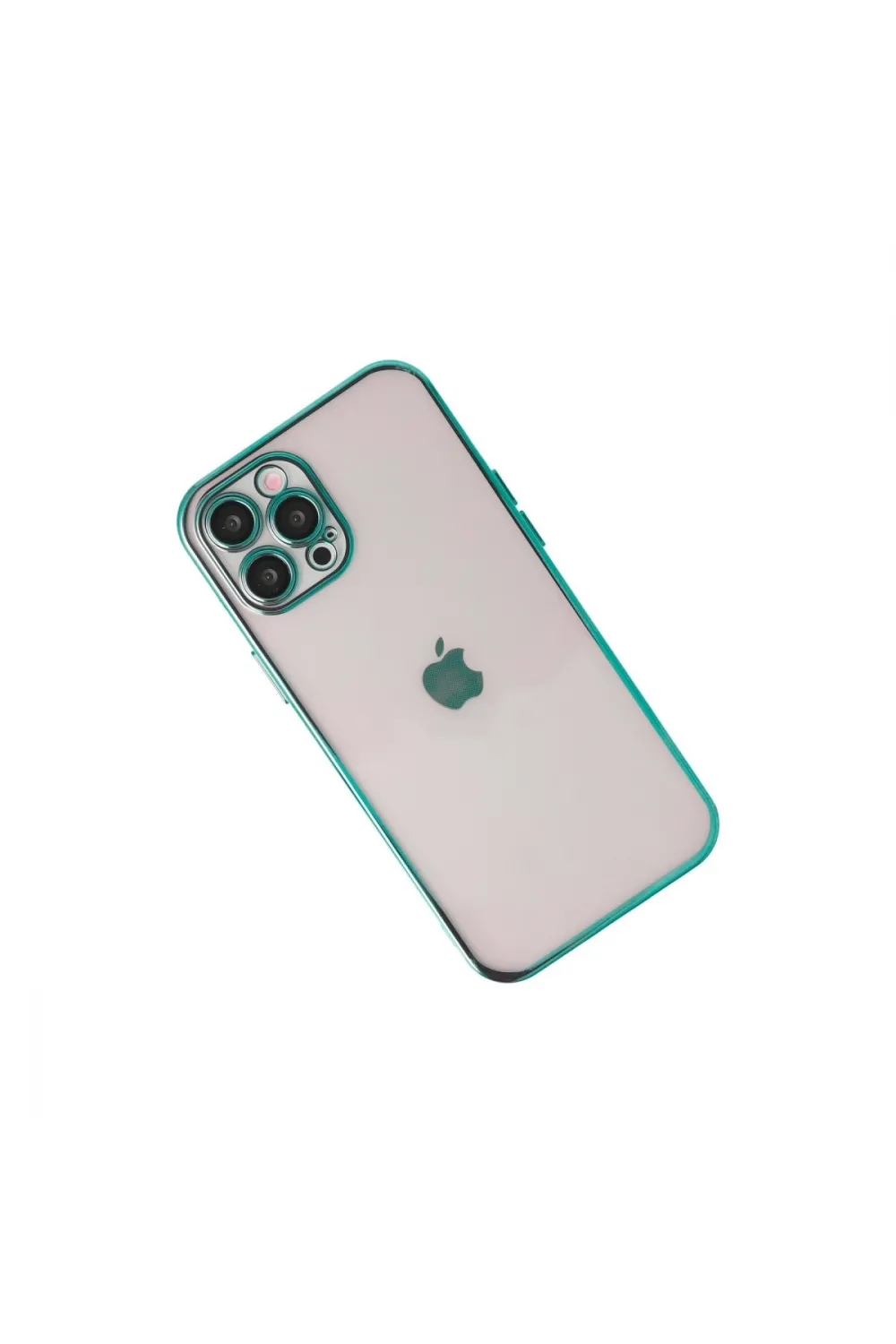 Apple İphone 12 Pro Kılıf Razer Lensli Silikon - Yeşil