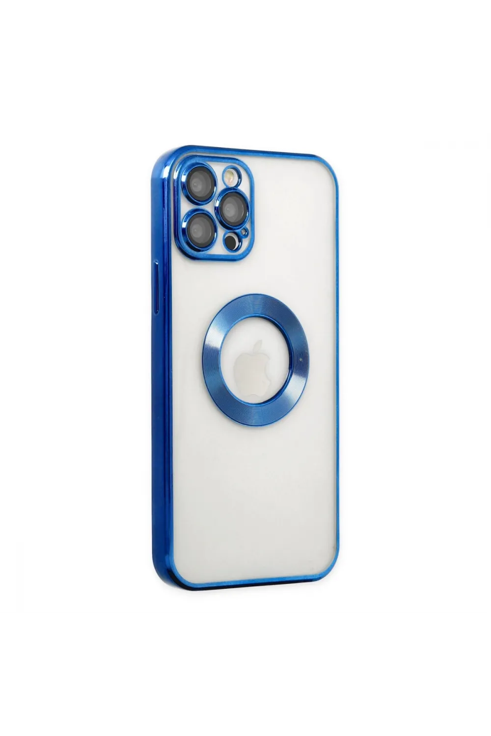 Apple İphone 12 Pro Kılıf Slot Silikon - Mavi