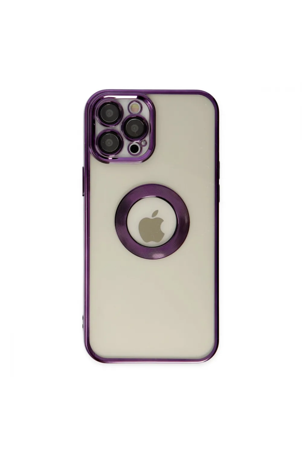 Apple İphone 12 Pro Kılıf Slot Silikon - Mor