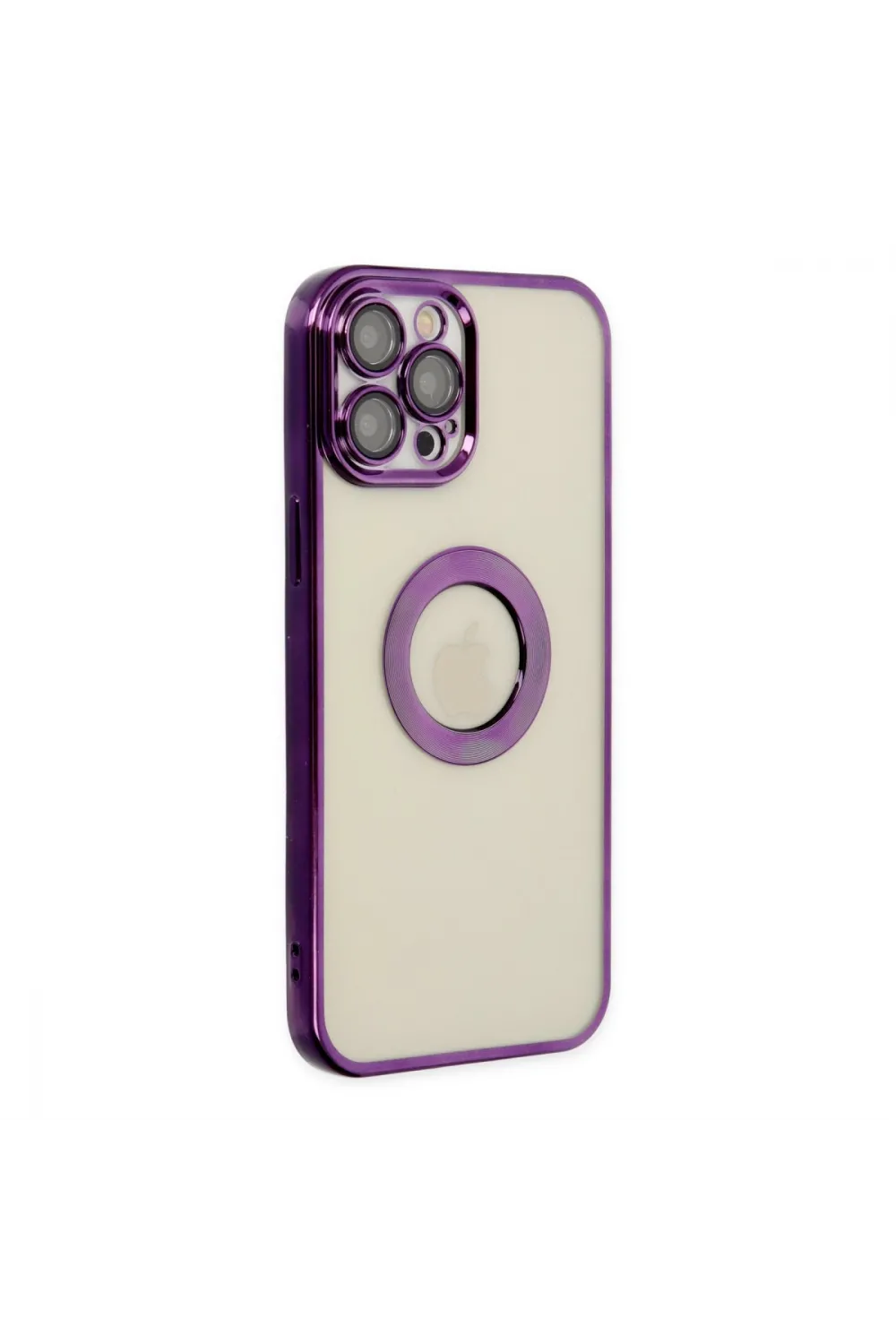 Apple İphone 12 Pro Kılıf Slot Silikon - Mor