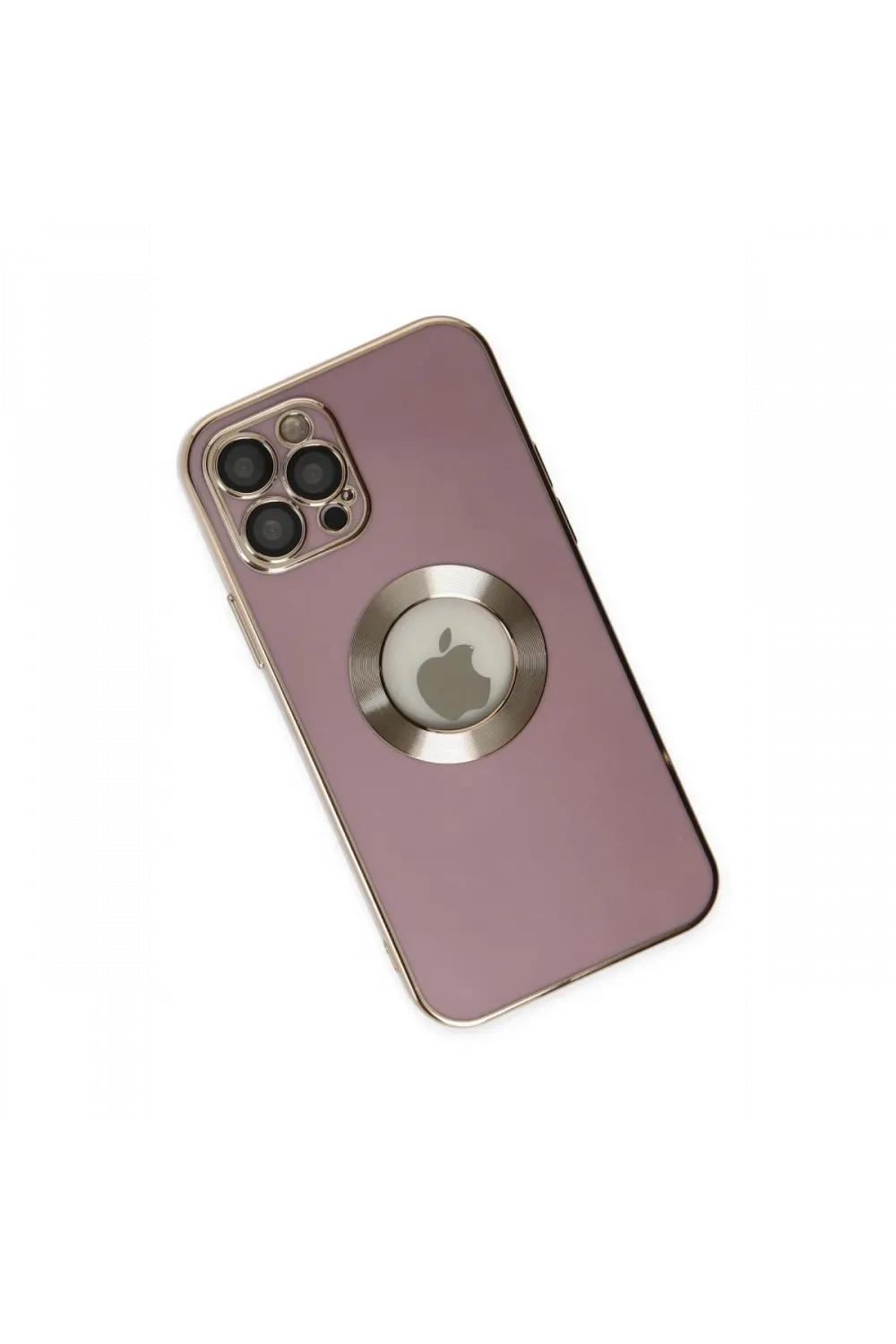 Apple iPhone 12 Pro Kılıf Store Silikon - Mor
