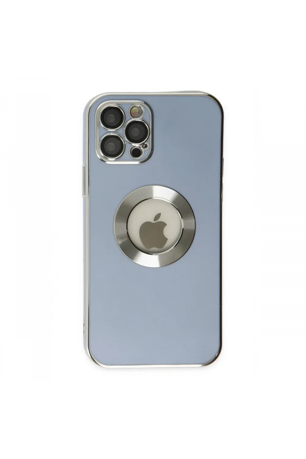 Apple iPhone 12 Pro Kılıf Store Silikon - Sierra Blue
