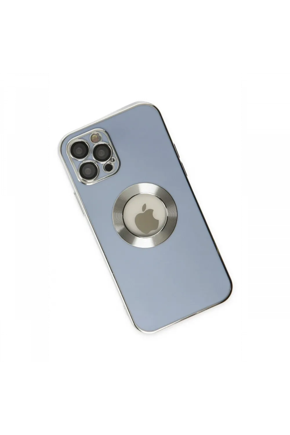 Apple iPhone 12 Pro Kılıf Store Silikon - Sierra Blue