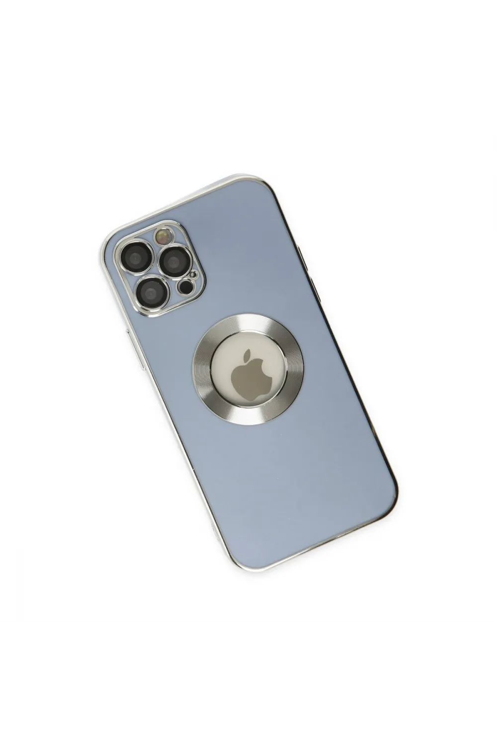 Apple İphone 12 Pro Kılıf Store Silikon - Sierra Blue