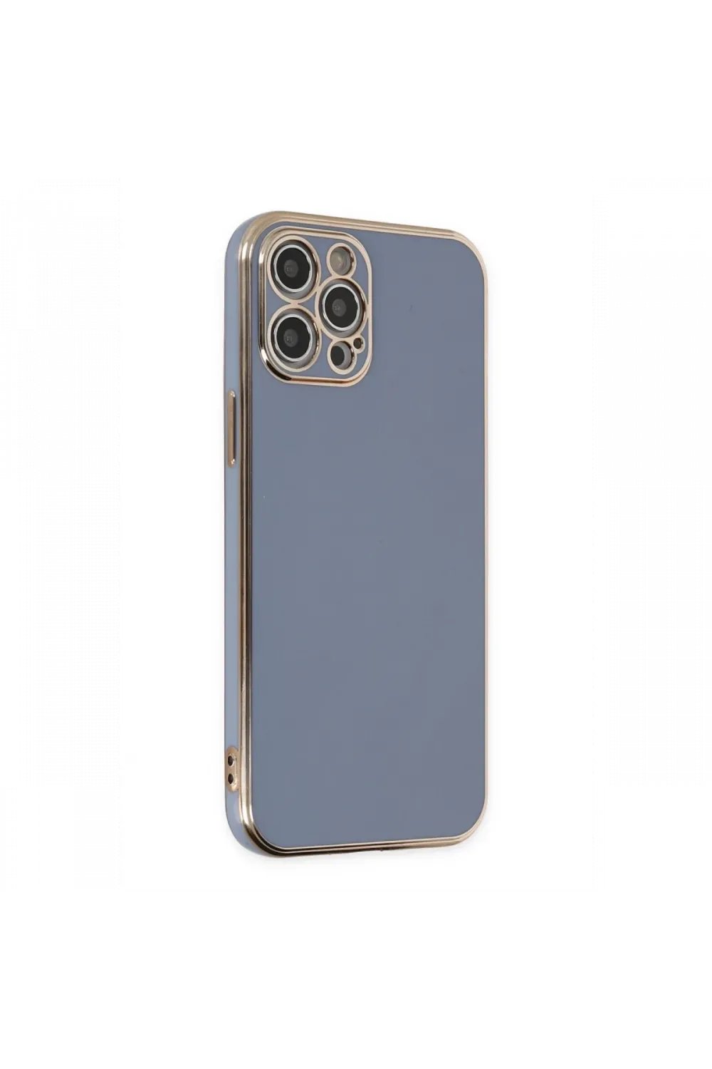Apple iPhone 12 Pro Kılıf Volet Silikon - Mavi