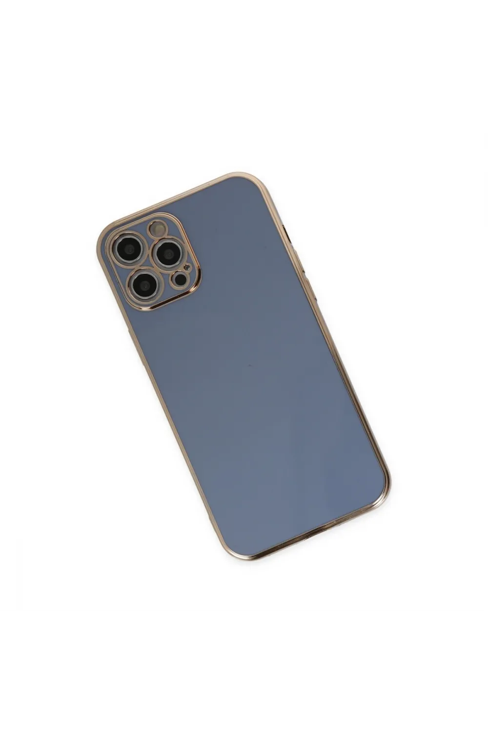 Apple İphone 12 Pro Kılıf Volet Silikon - Mavi