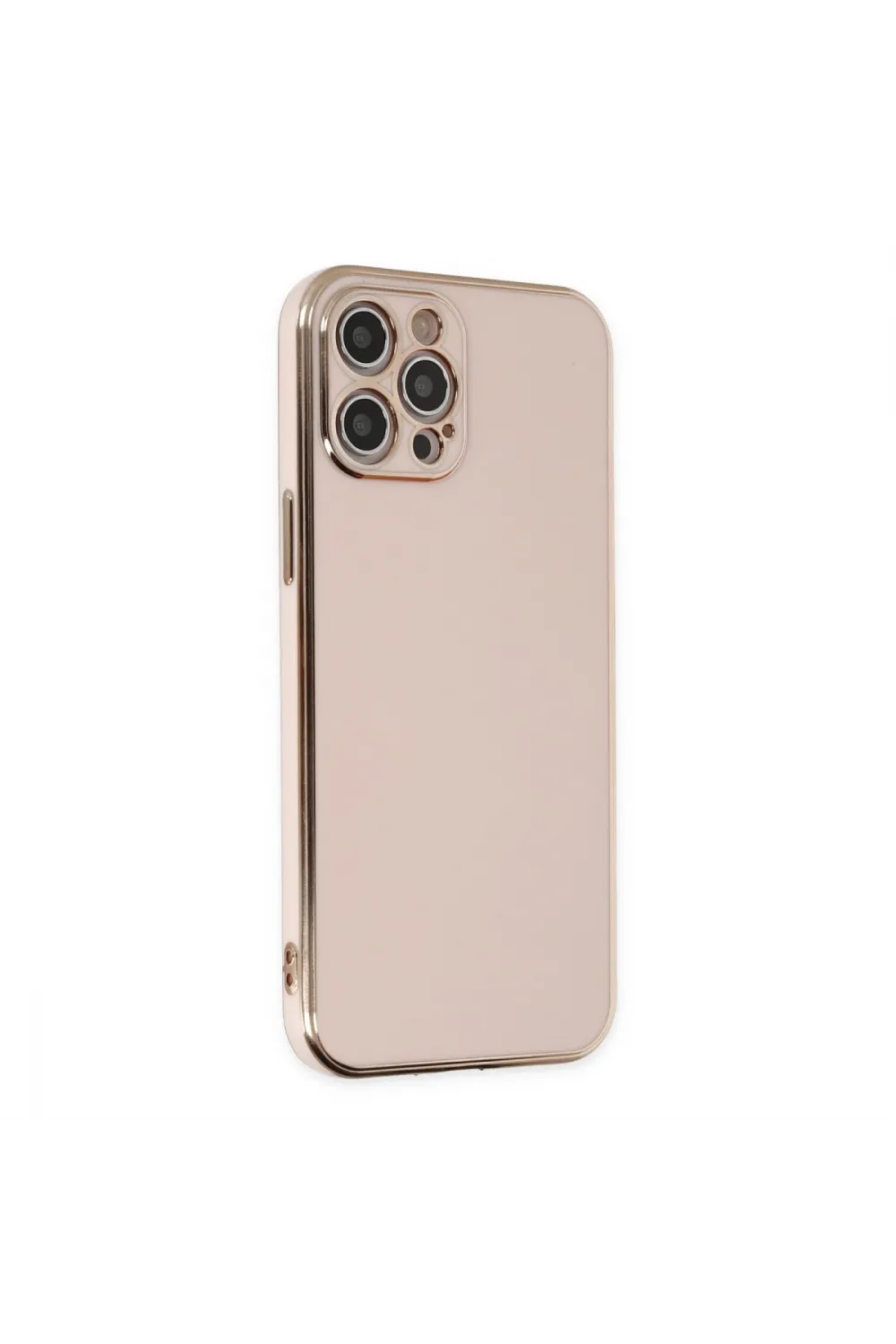 Apple İphone 12 Pro Kılıf Volet Silikon - Pembe