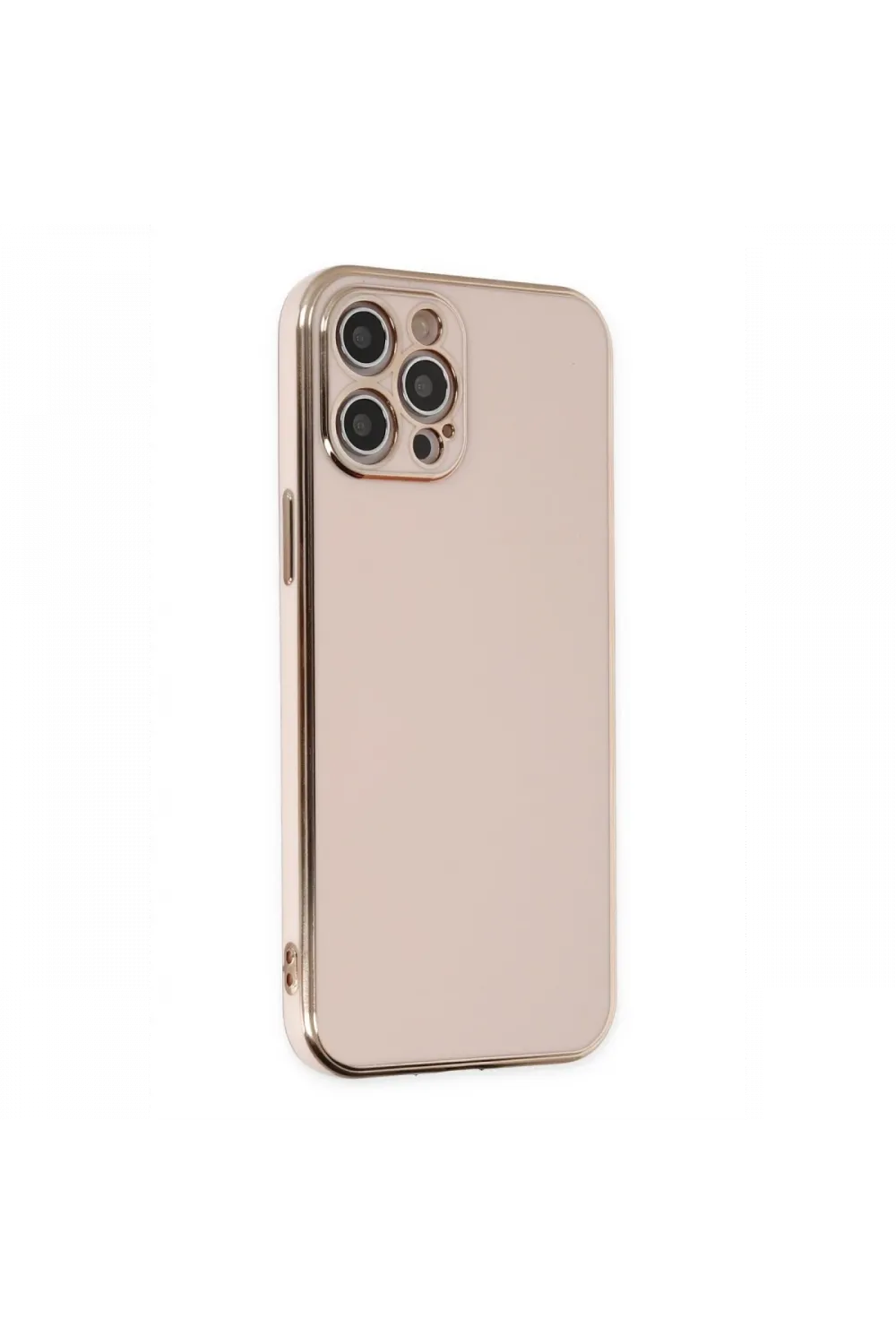 Apple iPhone 12 Pro Kılıf Volet Silikon - Pembe