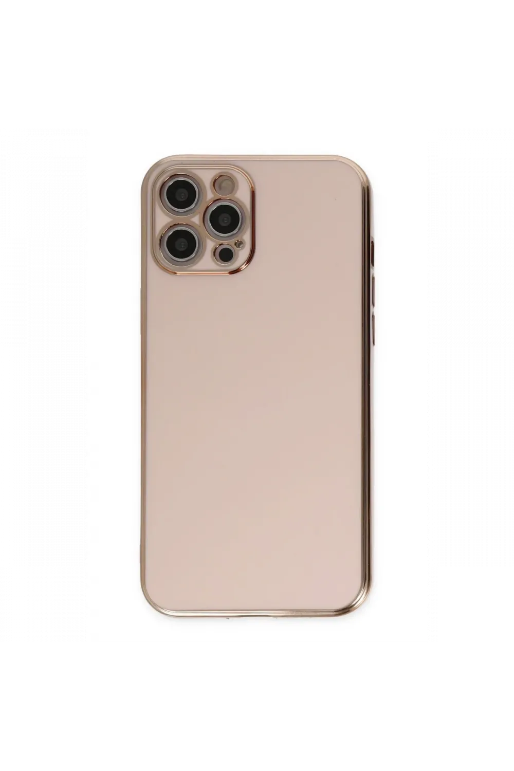 Apple iPhone 12 Pro Kılıf Volet Silikon - Pembe