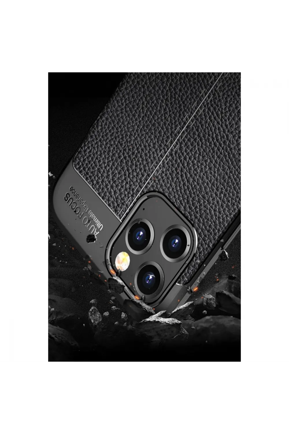 Apple İphone 12 Pro Max Kılıf Auto Focus Kapak - Kırmızı