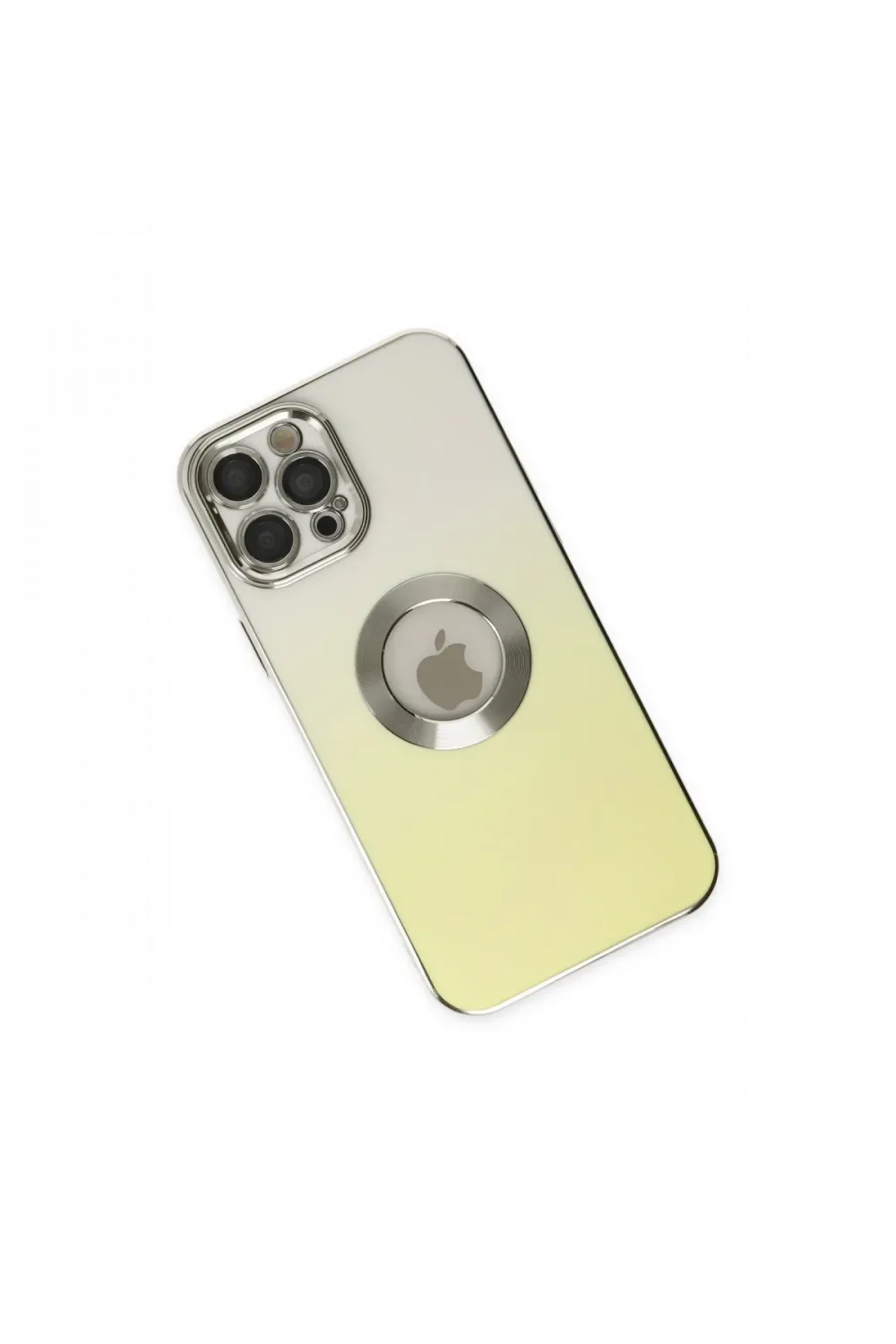 Apple iPhone 12 Pro Max Kılıf Best Silikon - Sarı