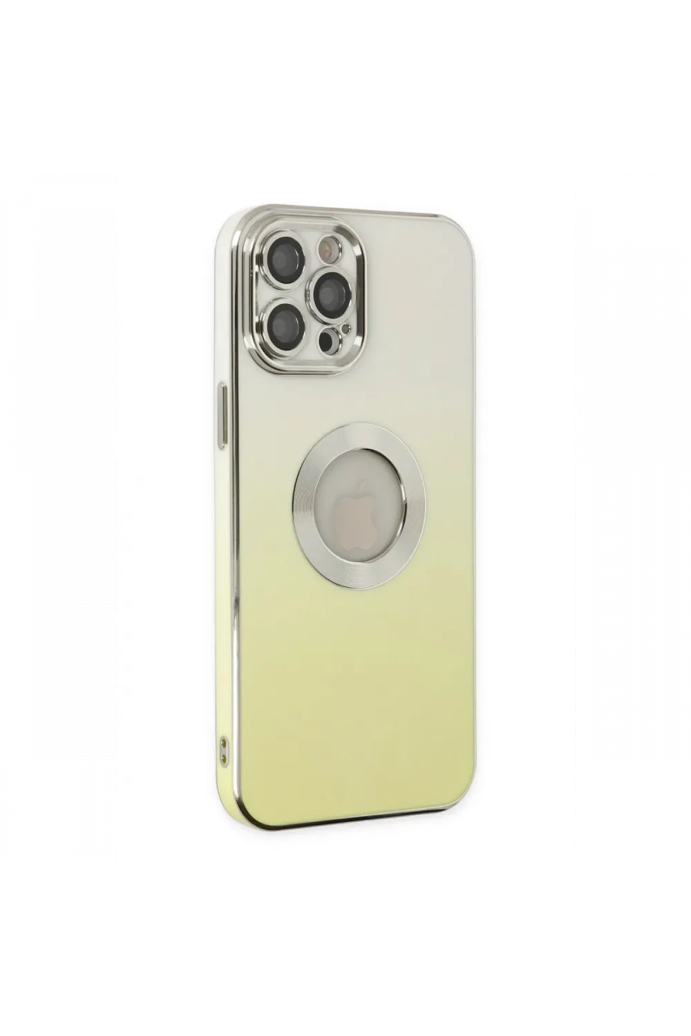 Apple iPhone 12 Pro Max Kılıf Best Silikon - Sarı