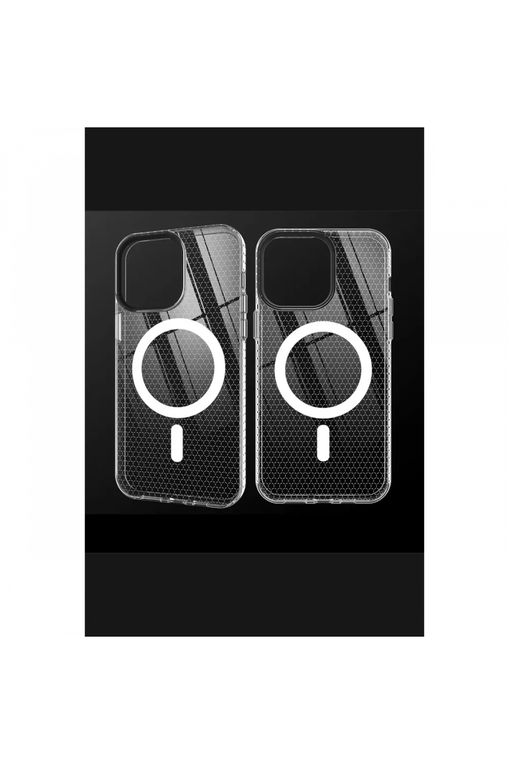 Apple iPhone 12 Pro Max Kılıf Beta Magneticsafe Silikon - Şeffaf