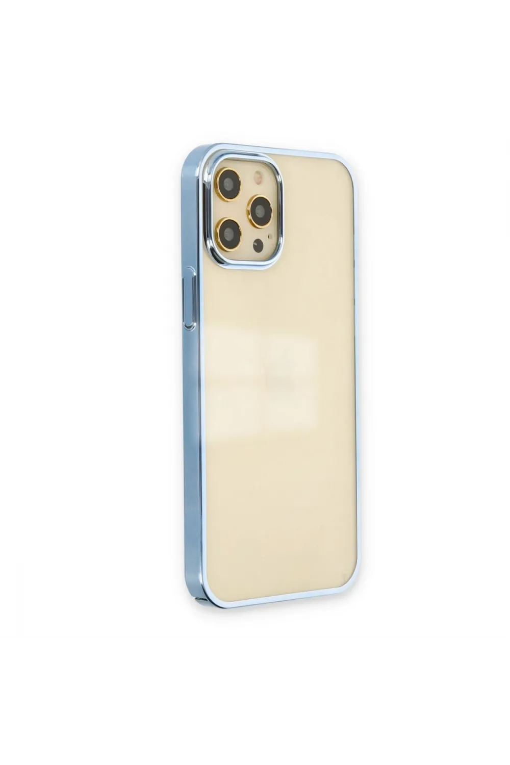 Apple İphone 12 Pro Max Kılıf Element Silikon - Mavi