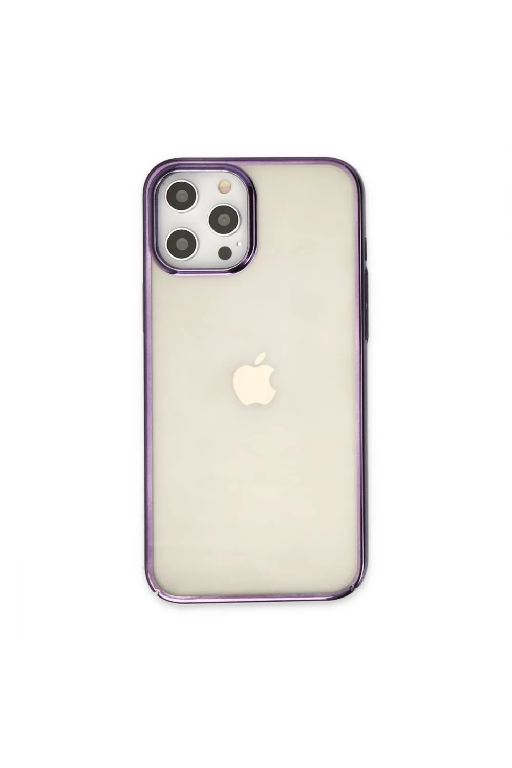 Apple İphone 12 Pro Max Kılıf Element Silikon - Mor