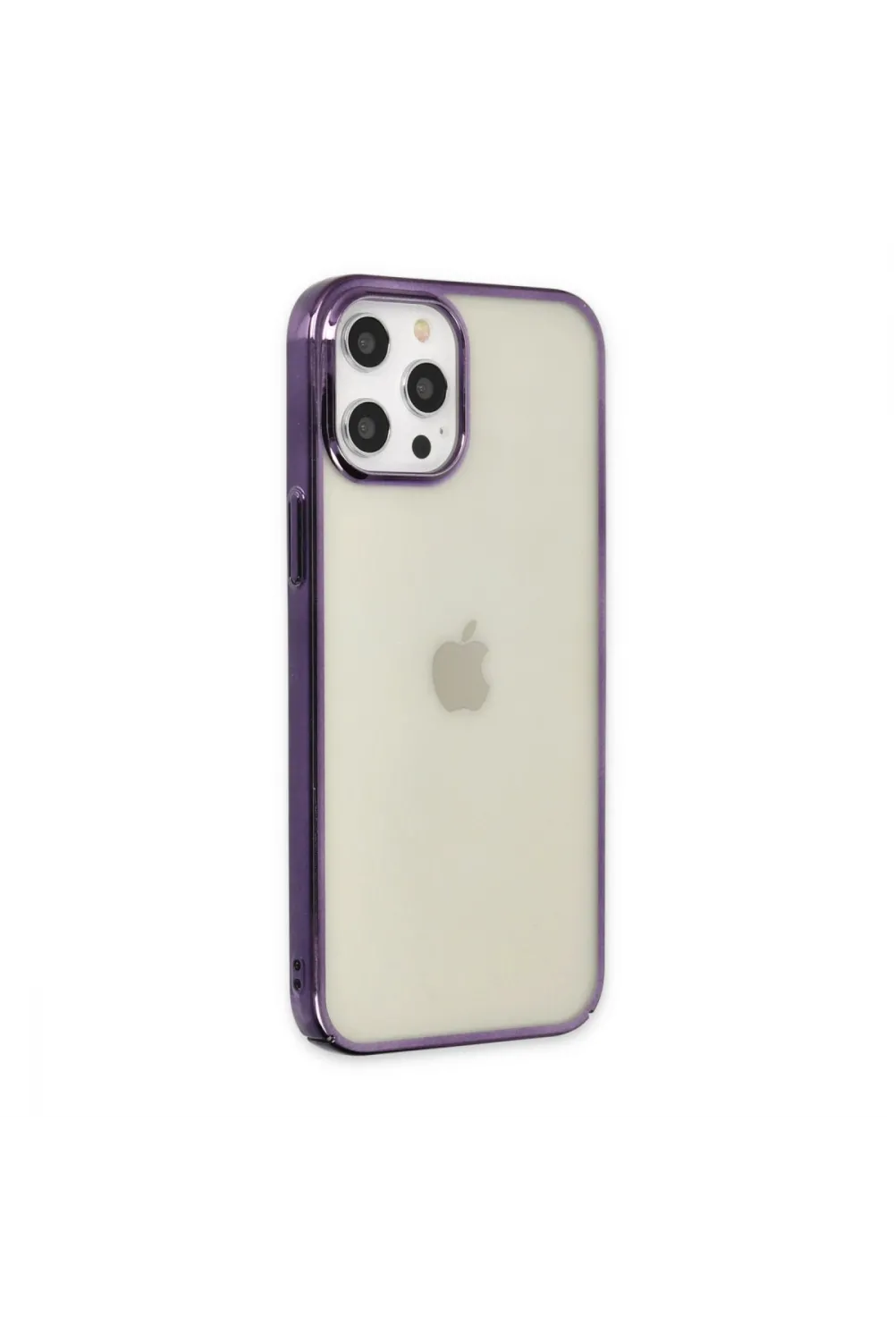 Apple İphone 12 Pro Max Kılıf Element Silikon - Mor