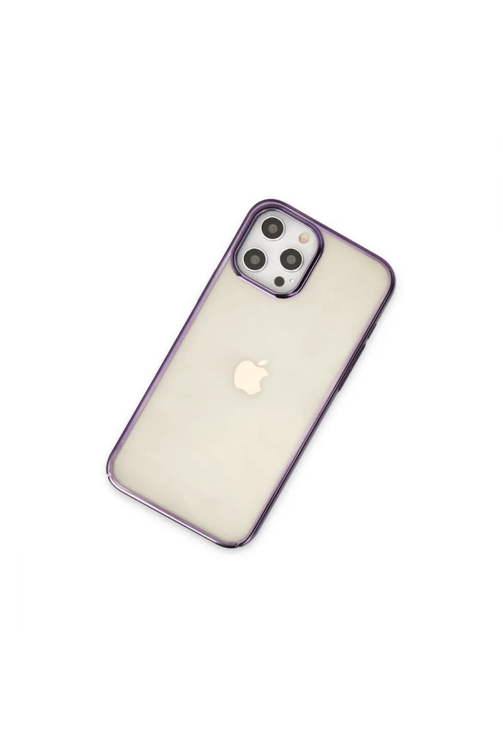 Apple İphone 12 Pro Max Kılıf Element Silikon - Mor