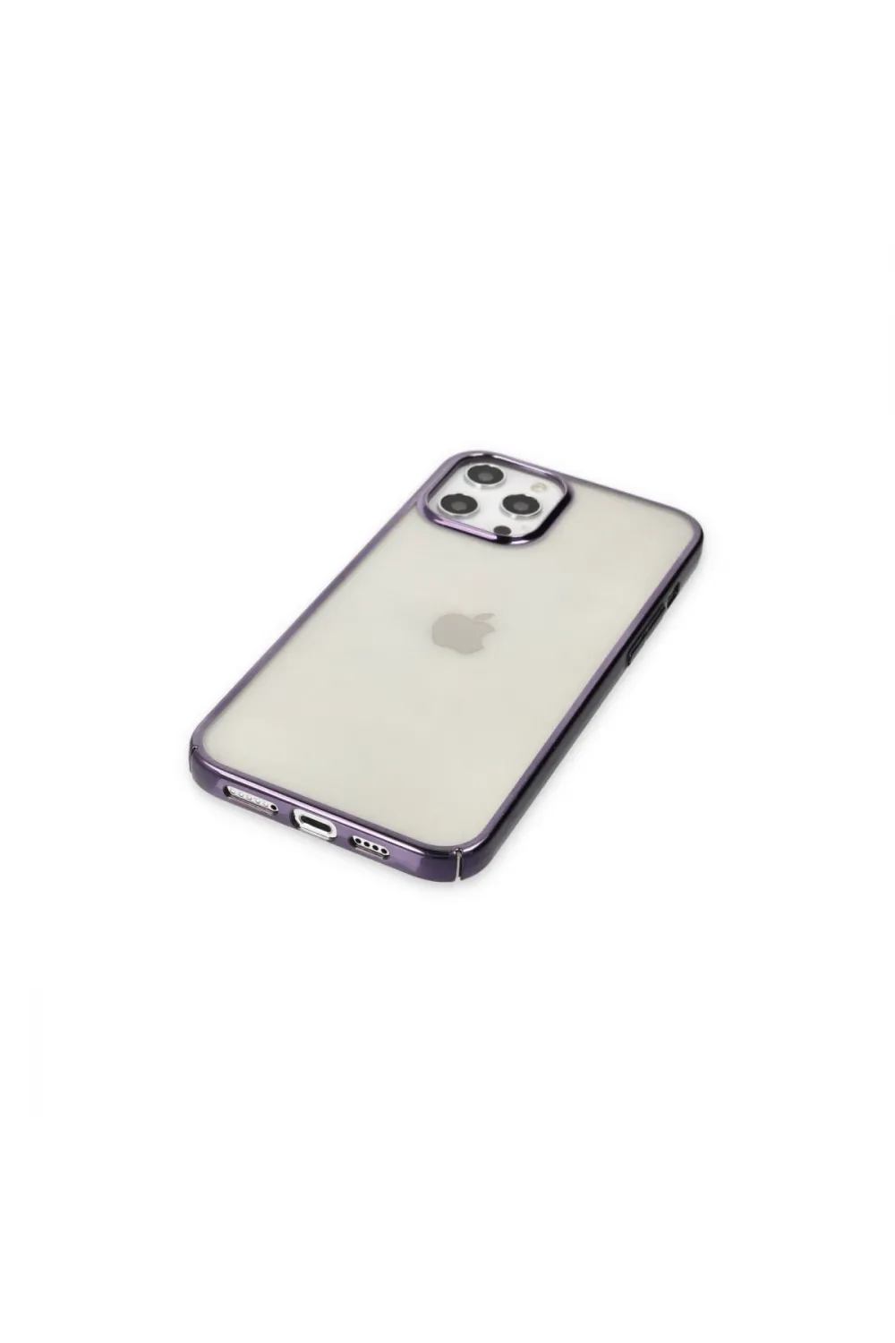 Apple İphone 12 Pro Max Kılıf Element Silikon - Mor